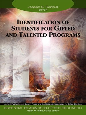 cover image of Identification of Students for Gifted and Talented Programs